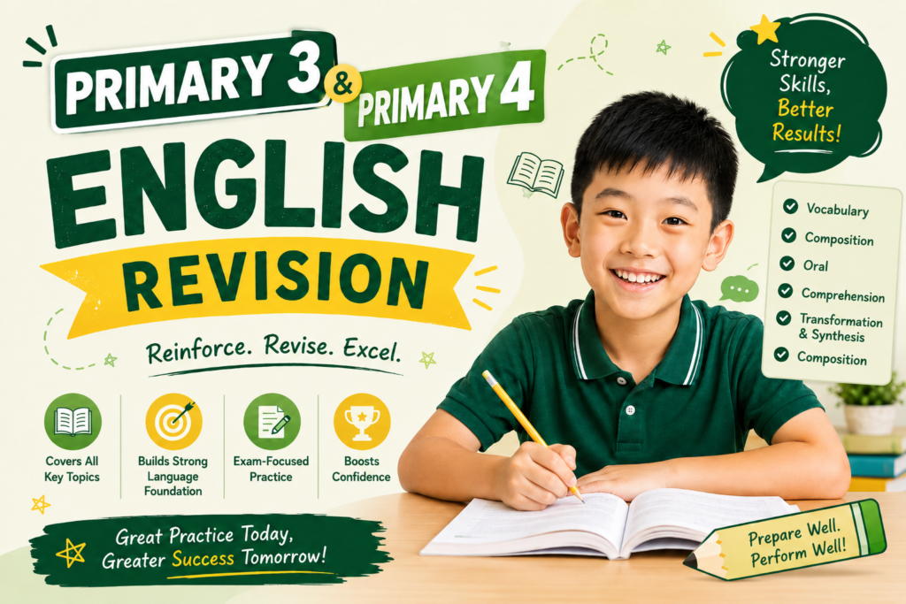 Primary 3 and Primary 4 English